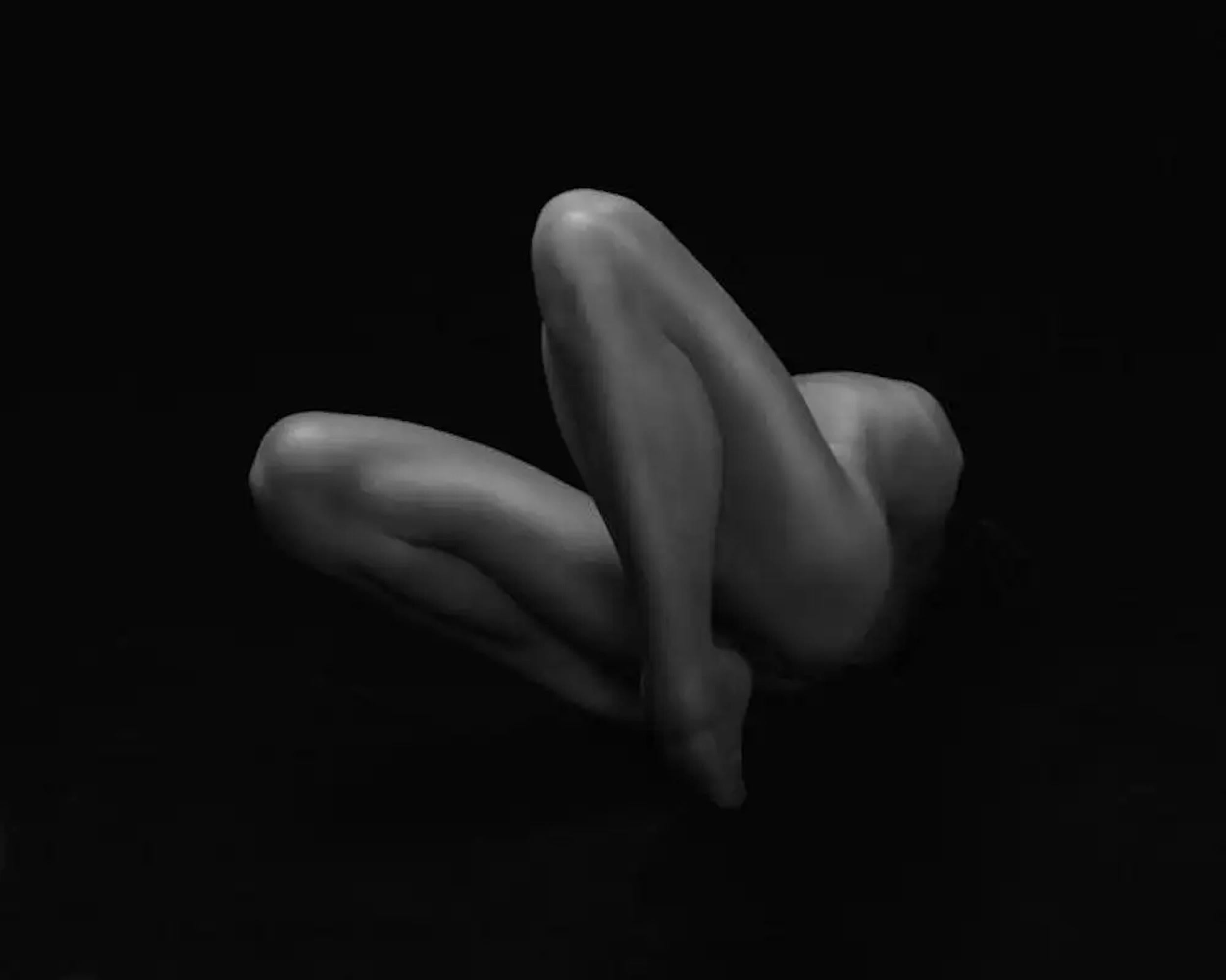 182.02.14 von Klaus Kampert - Schwarz-Weiß-Aktfotografie, Frau, abstrakt