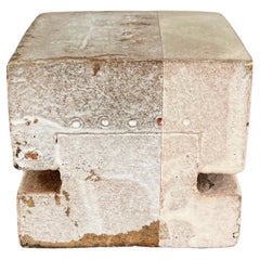 Klaus Lehmann, Brutalista Alemán Studio Pottery Cubo Arte Escultura nº 337 81