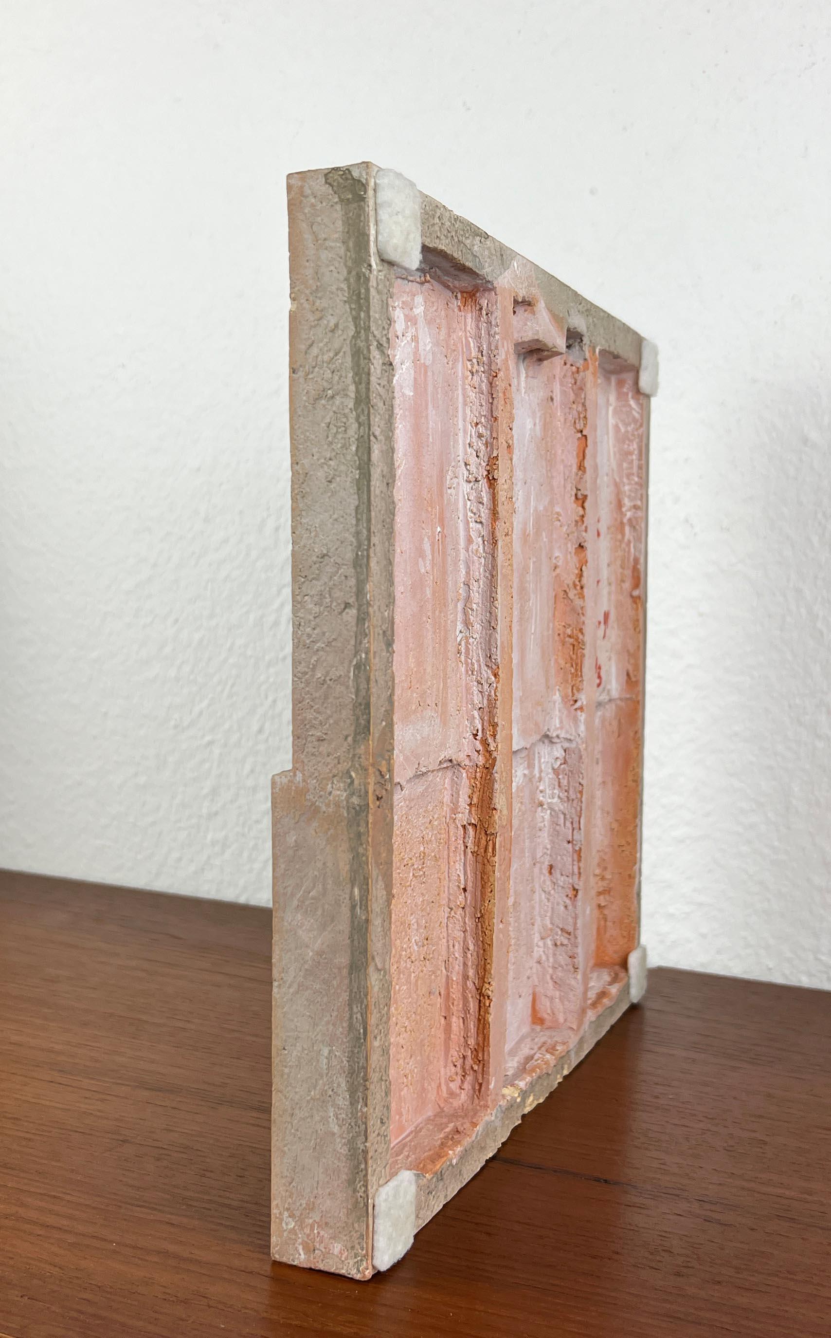 Klaus Lehmann, Postmodern Brutalist German Studio Pottery Art Wall Sculpture en vente 3