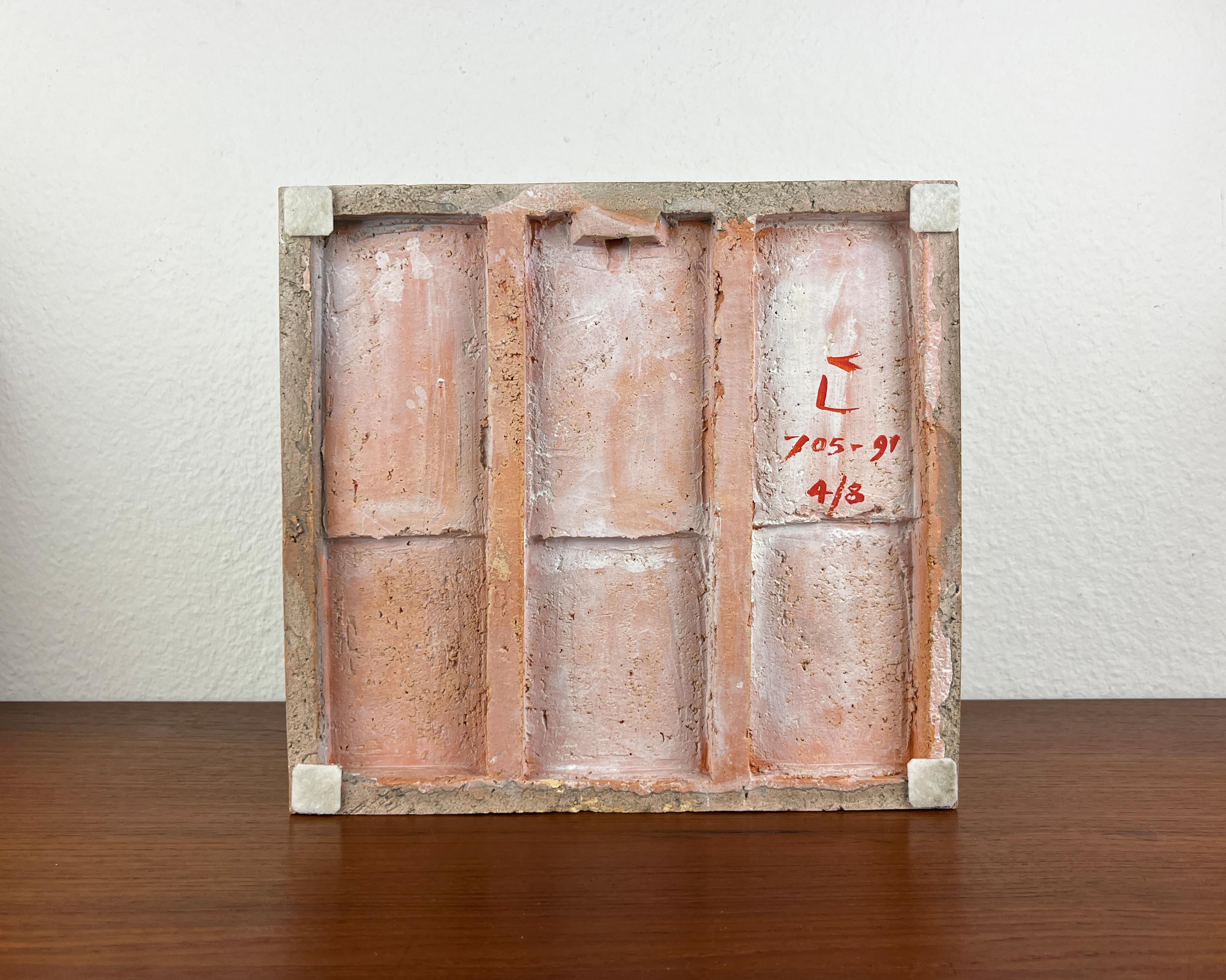 Klaus Lehmann, Postmodern Brutalist German Studio Pottery Art Wall Sculpture en vente 5