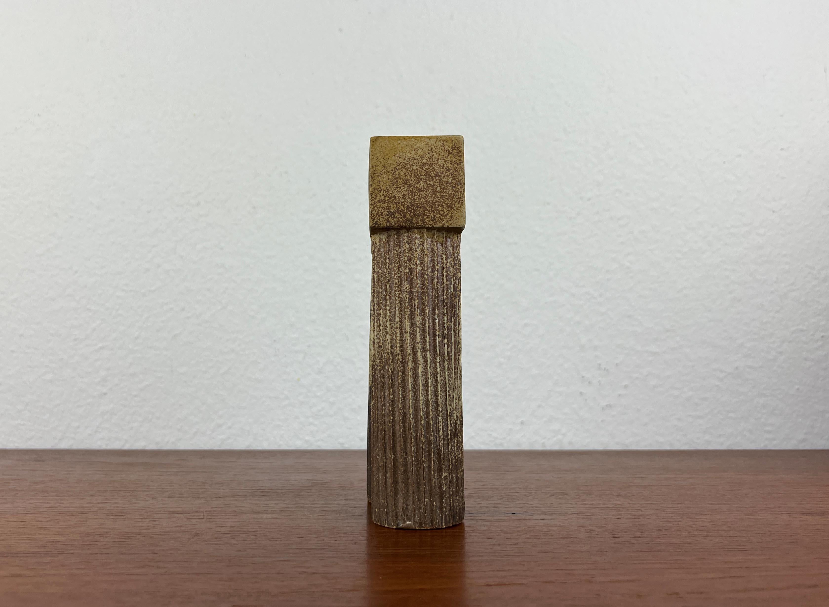 Klaus Lehmann, Studio Pottery tedesco postmoderno Vaso a colonna Scultura in vendita 3
