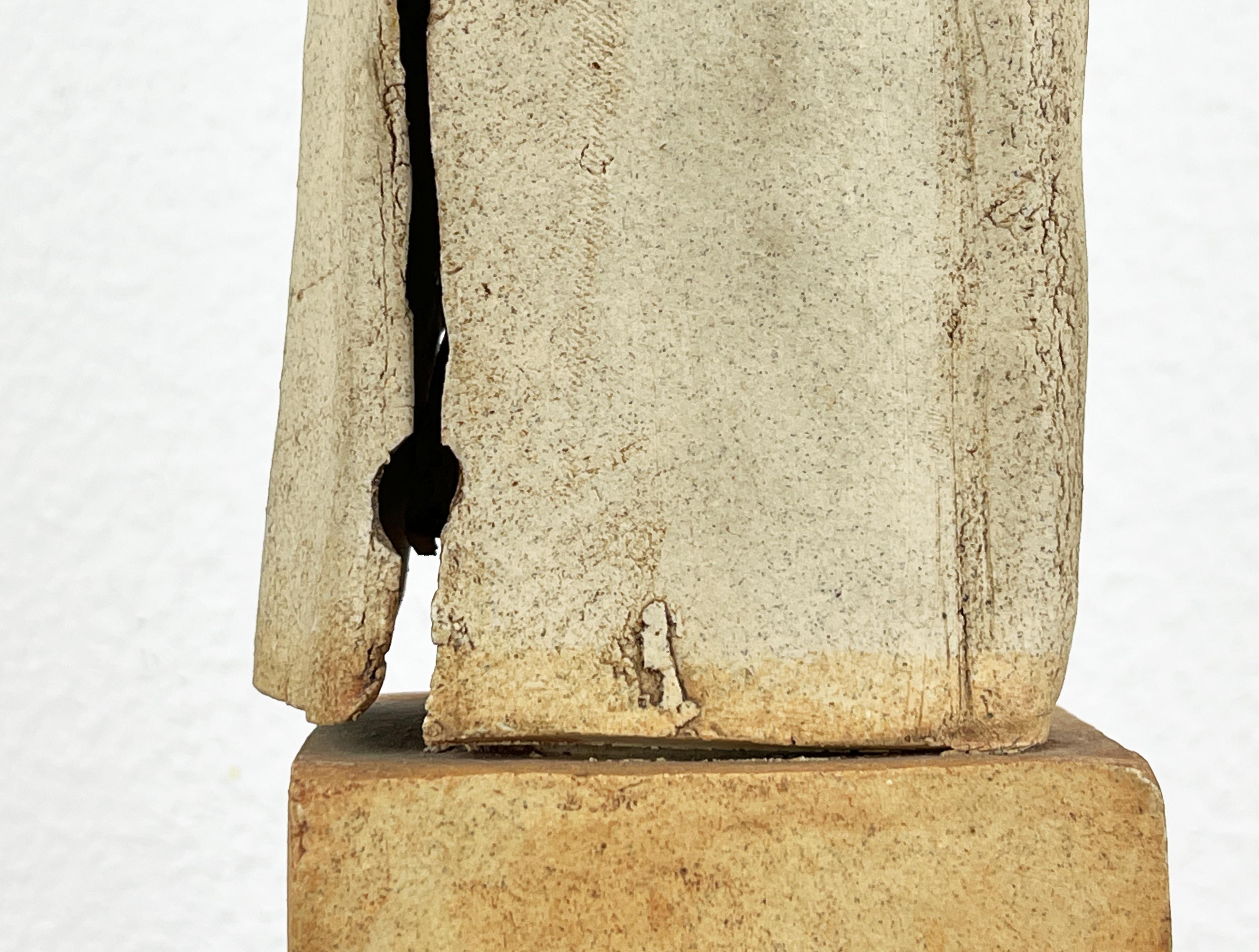 Klaus Lehmann, Studio Pottery tedesco postmoderno, scultura a colonna n. 247 78 in vendita 4