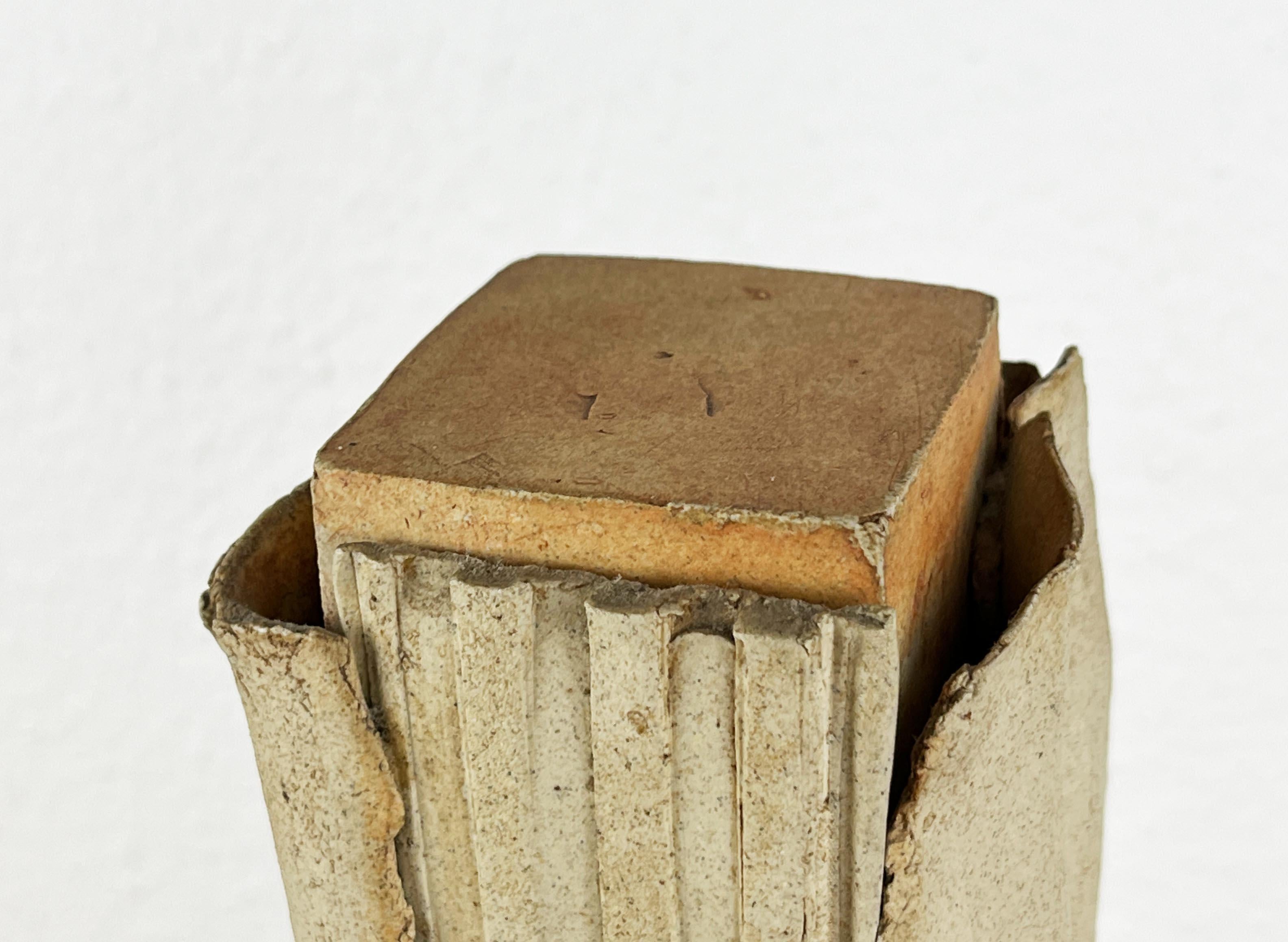 Klaus Lehmann, Studio Pottery tedesco postmoderno e brutalista, scultura a colonna No. 247 78, 1978