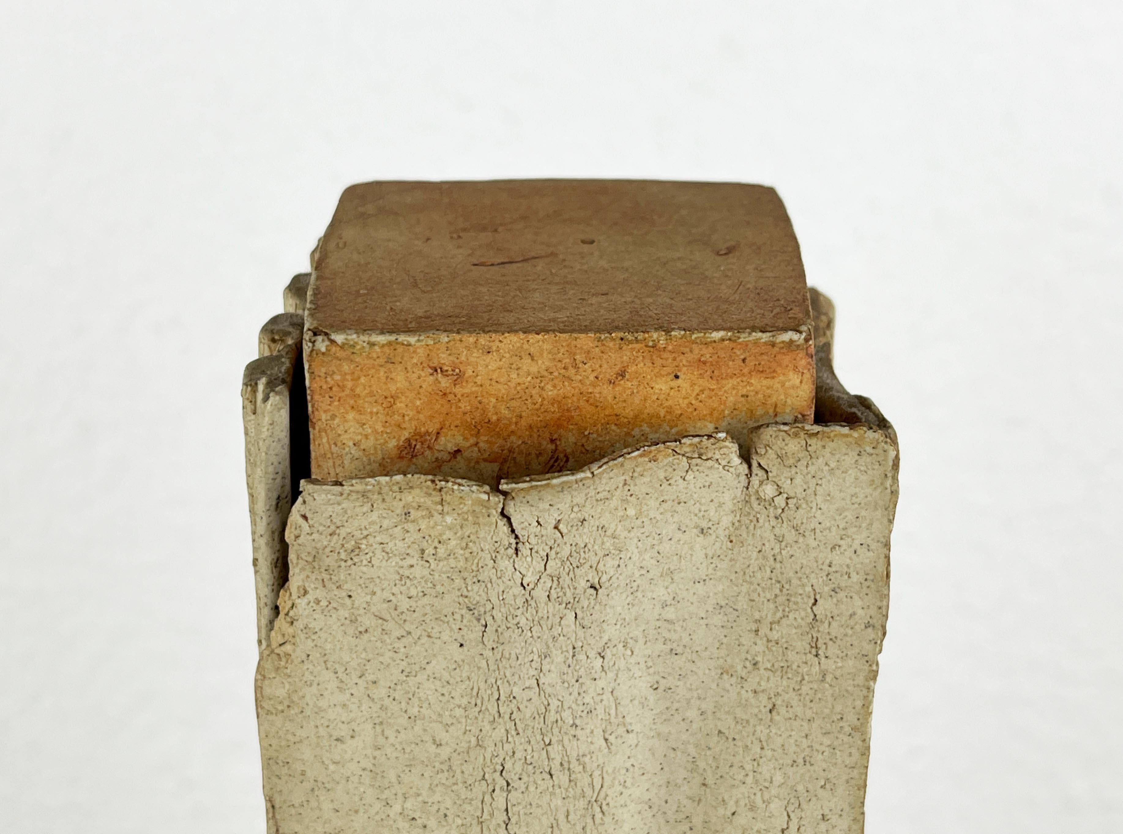 Tedesco Klaus Lehmann, Studio Pottery tedesco postmoderno, scultura a colonna n. 247 78 in vendita
