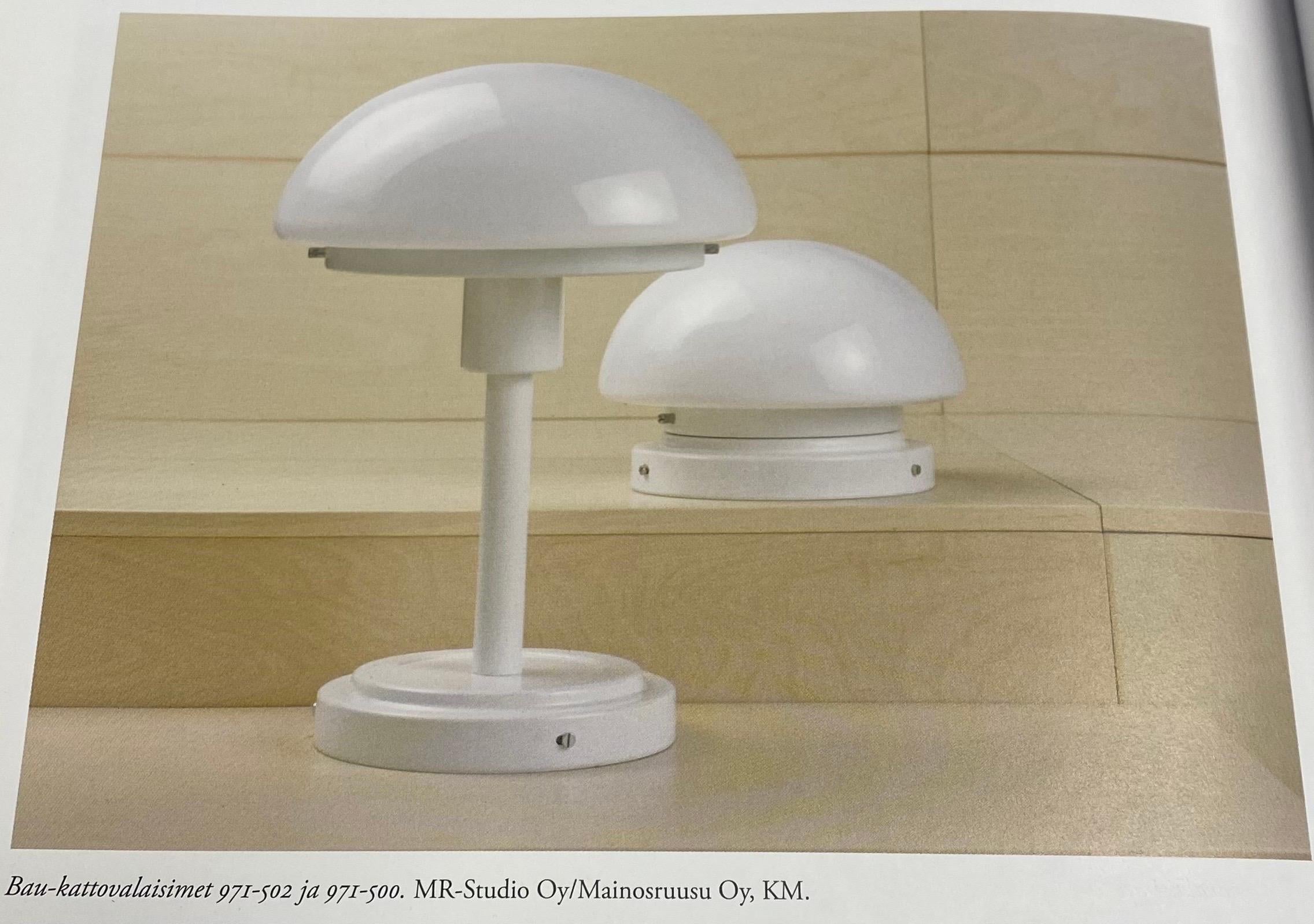 Klaus Michalik Vierer-Set Bau Ceiling Lights 5574 in Weiß, Orno 1980s im Angebot 9