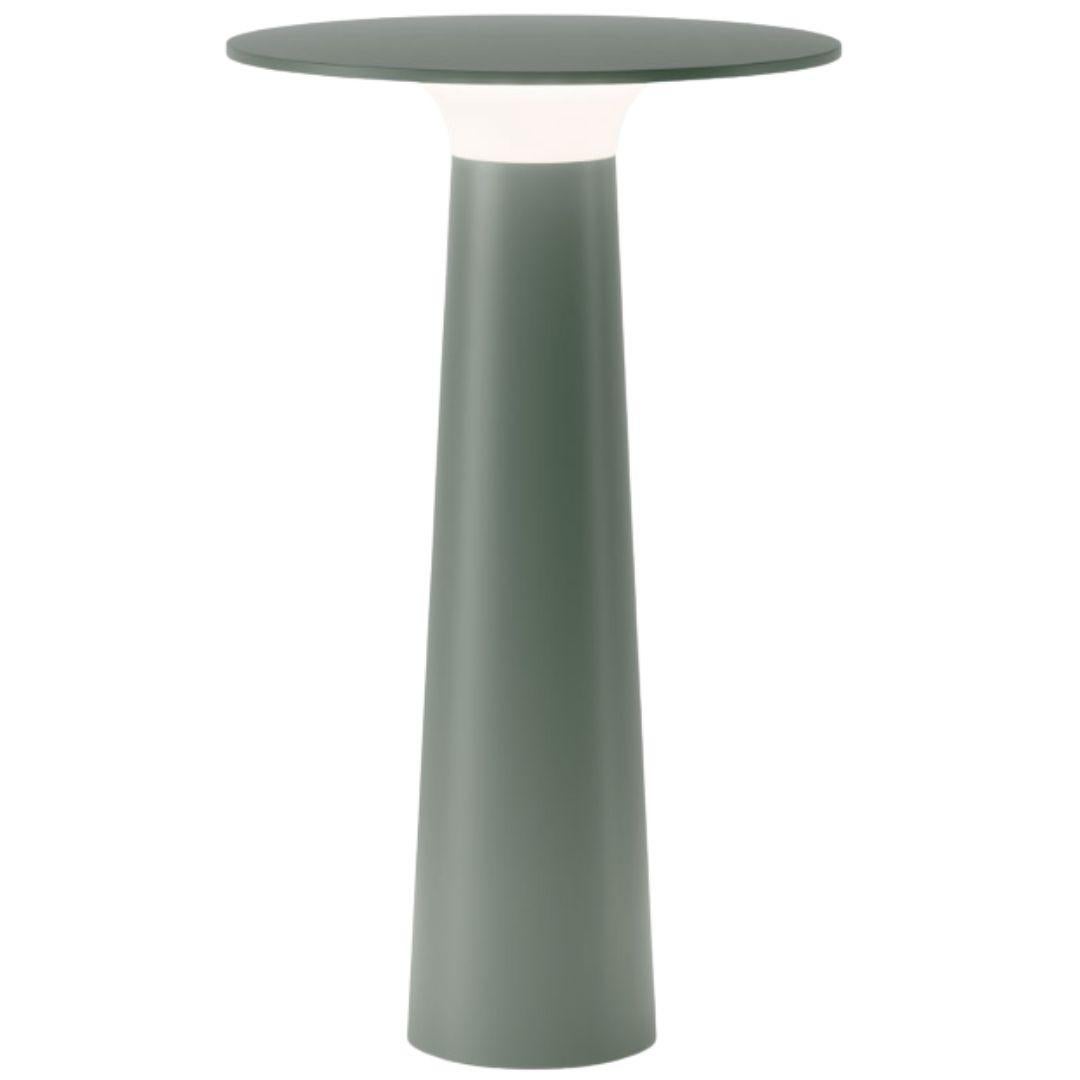 Klaus Nolting 'Lix' Portable Outdoor Aluminum Table Lamp in Black for Ip44de For Sale 3