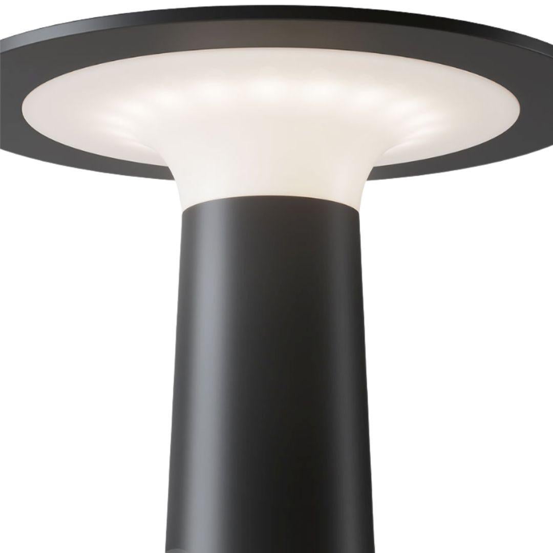 Mid-Century Modern Klaus Nolting lampe de bureau d'extérieur « Liix » en aluminium noir pour IP44de en vente