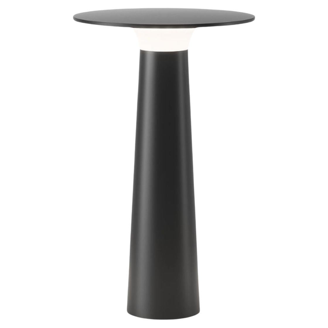 Klaus Nolting 'Lix' Portable Outdoor Aluminum Table Lamp in Black for Ip44de