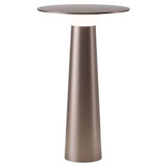 Klaus Nolting 'Lix' Tragbare Aluminium-Tischleuchte für den Außenbereich in Bronze für Ip44de