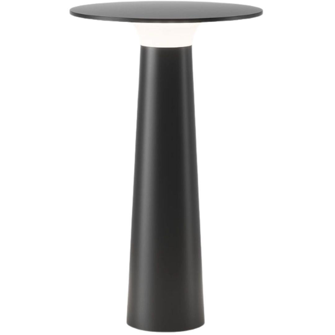 Klaus Nolting 'Lix' Portable Outdoor Aluminum Table Lamp in White for IP44de For Sale 1