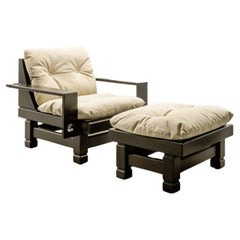 Klaus Rausch  Lounge Chair + Ottoman