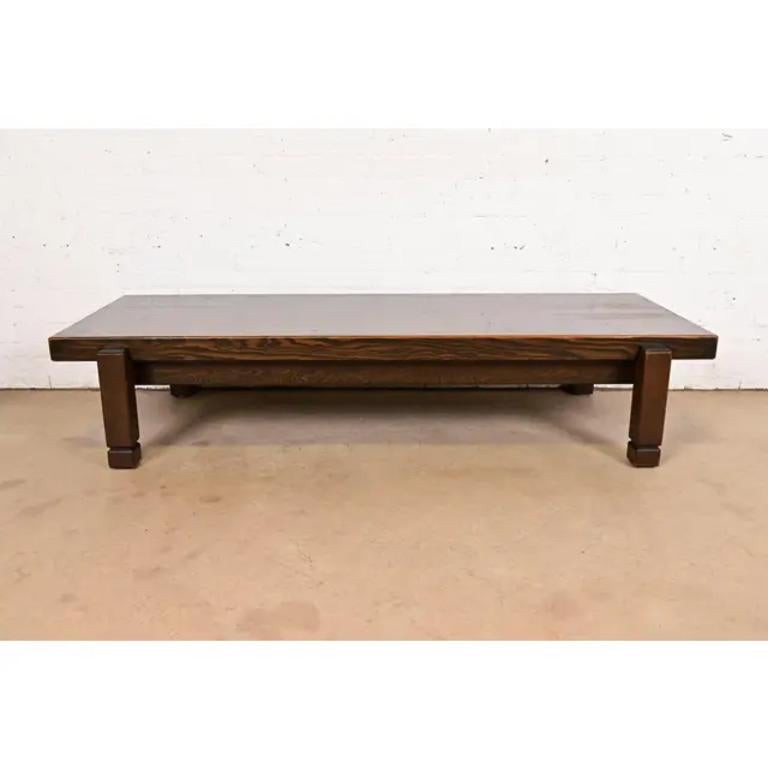 Mesa de centro geométrica brutalista de mediados de siglo de Klaus Rausch, años 60 Moderno de mediados de siglo en venta
