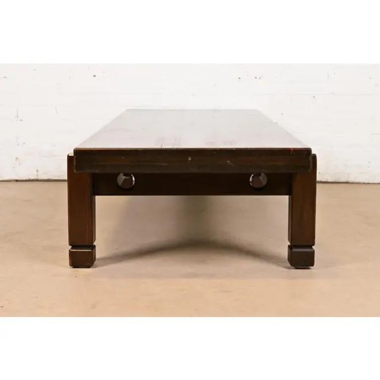 Mesa de centro geométrica brutalista de mediados de siglo de Klaus Rausch, años 60 en venta 2