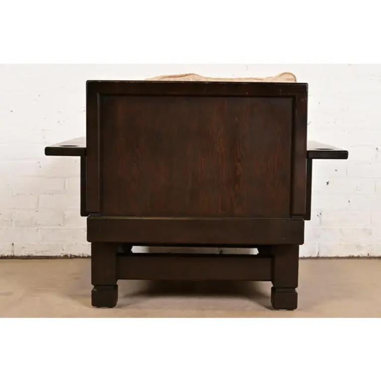 Chaise longue et ottoman géométriques brutalistes du milieu du siècle de Klaus Rausch, années 1960 en vente 6
