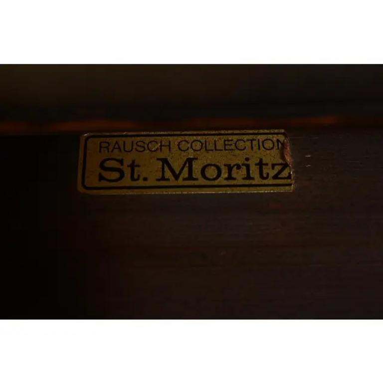 Chaise longue et ottoman géométriques brutalistes du milieu du siècle de Klaus Rausch, années 1960 en vente 7