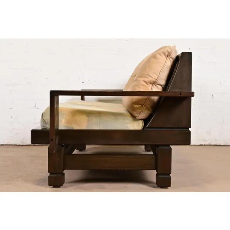 Klaus Rausch Mid-Century Brutalist Geometric Loveseat, 1960s For Sale 4
