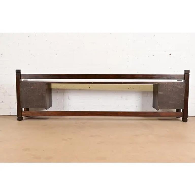 Mesa Consola Monumental Geométrica Brutalista de Mitad de Siglo Klaus Rausch, Años 60 en venta 5