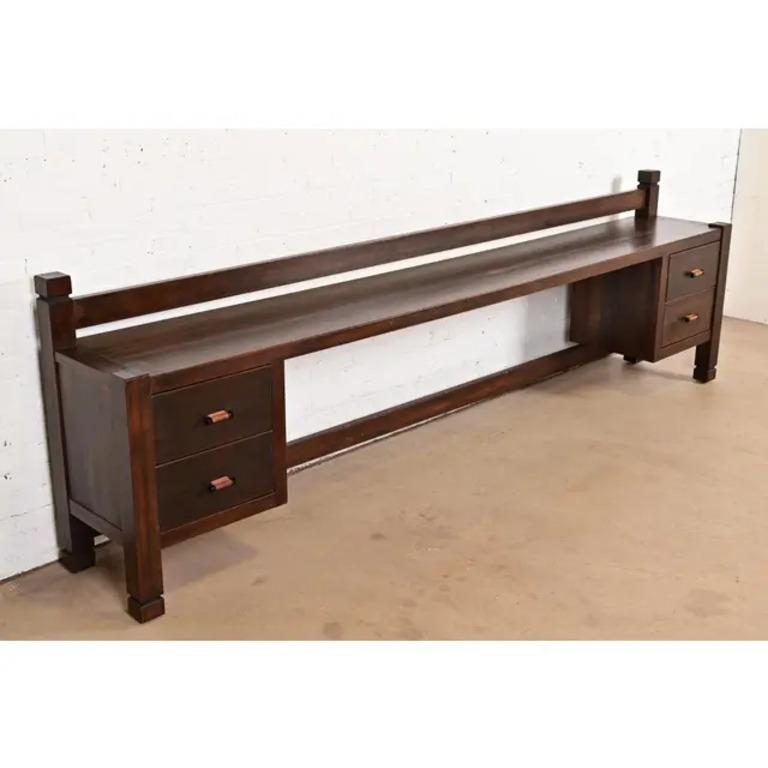 Mesa Consola Monumental Geométrica Brutalista de Mitad de Siglo Klaus Rausch, Años 60 en Bueno estado para la venta en South Bend, IN