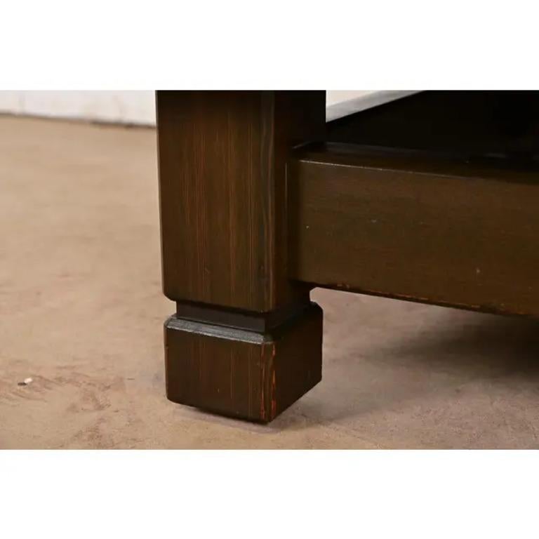 Mesa de centro de almacenamiento geométrica Brutalista de mediados de siglo de Klaus Rausch, años 60 en venta 5
