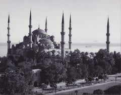 Istanbul 1960 - Sultan Ahmed Mosque - Original Vintage - Black & White