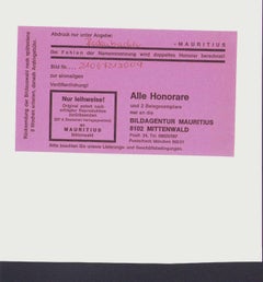 Woman and Cow 1972 – Original Vintage – Black & White