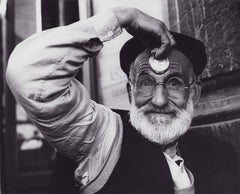 Istanbul 1960 – Portrait of an Old Man with Pocket Watch - Original Vintage
