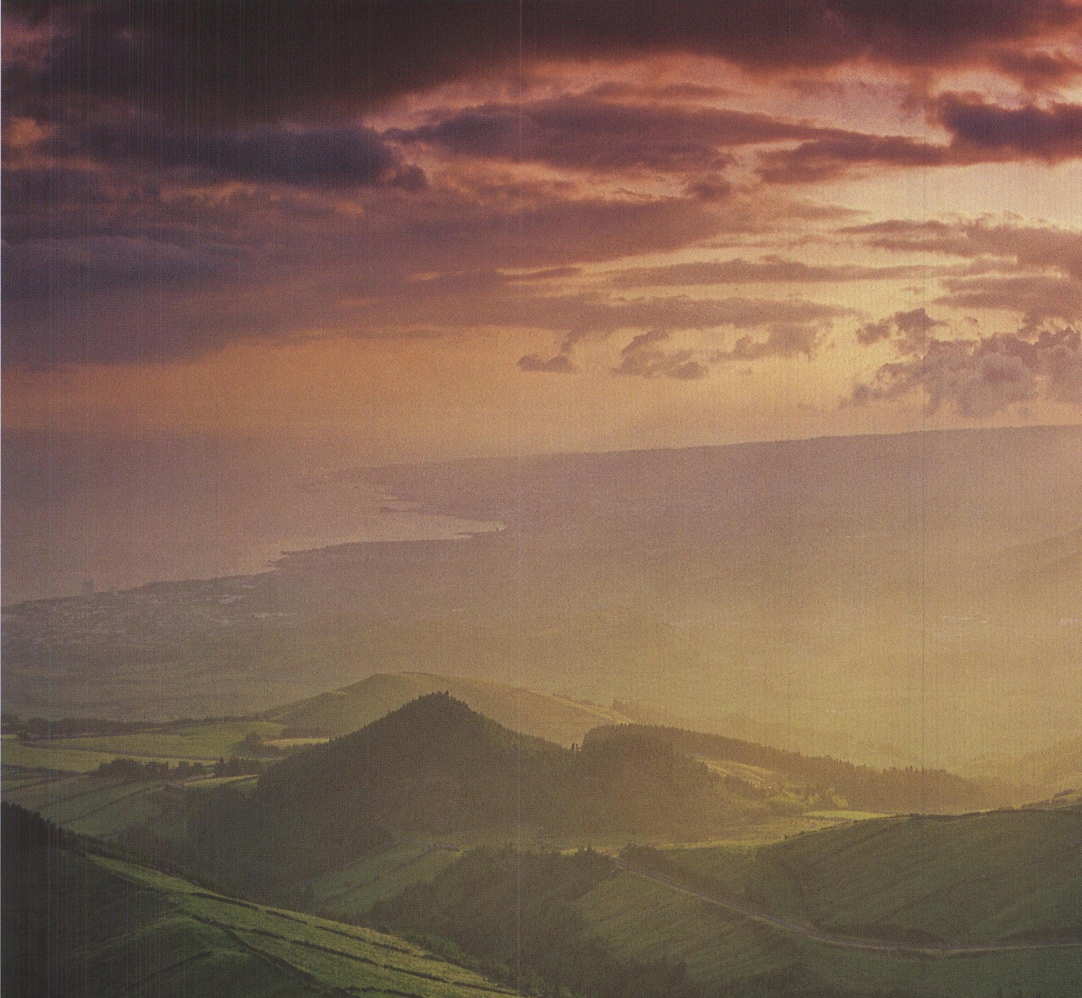 Sunset of Sao Miguel, the Azores' Largest Island - Contemporary Photograph by Klaus Tiedge