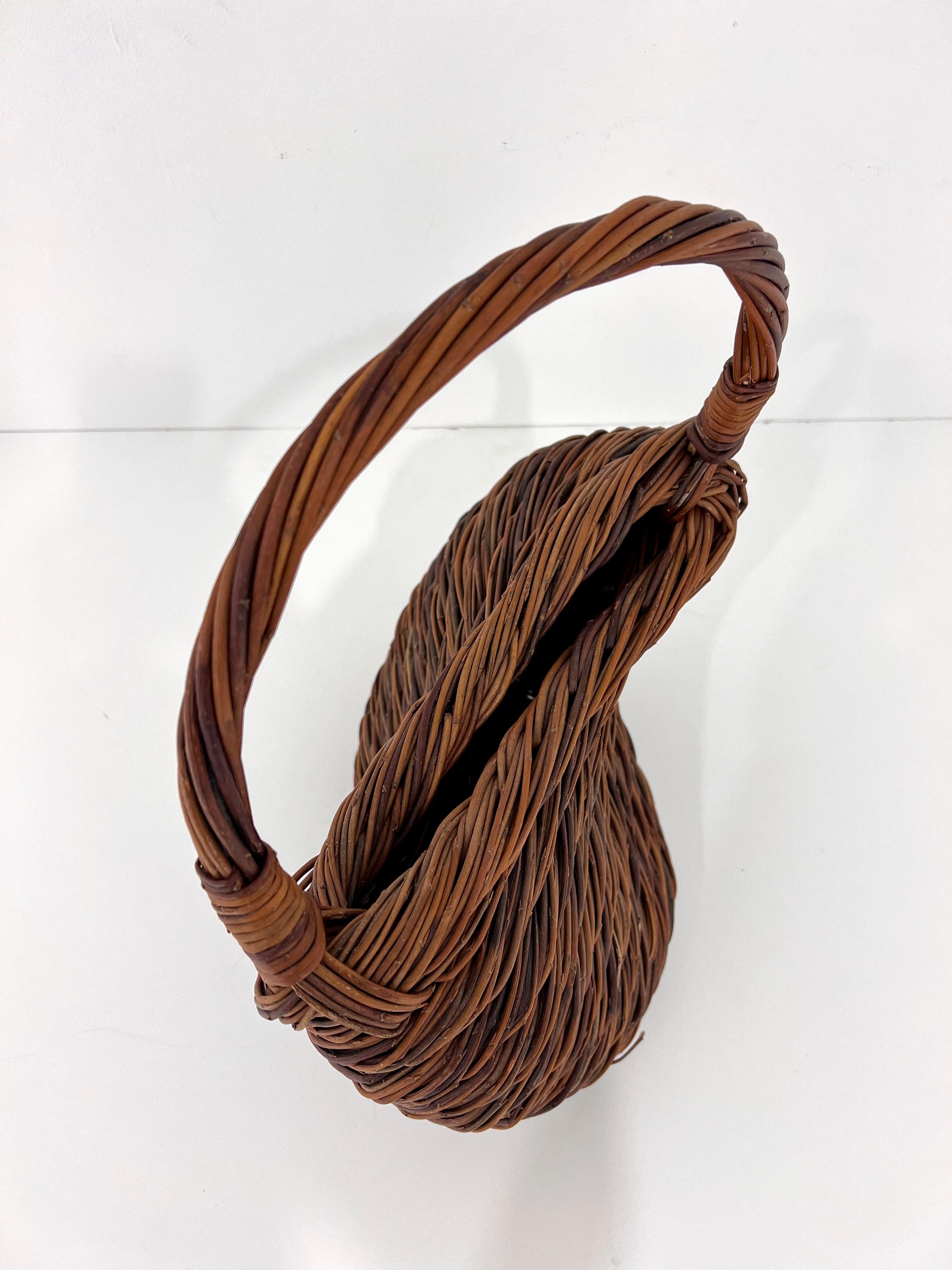 Panier sculptural en roseau de Klaus Titze en vente 5