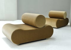 Klaus Uredat Lounge Chair model Corbi for COR in new Mohair, Germany – 1969