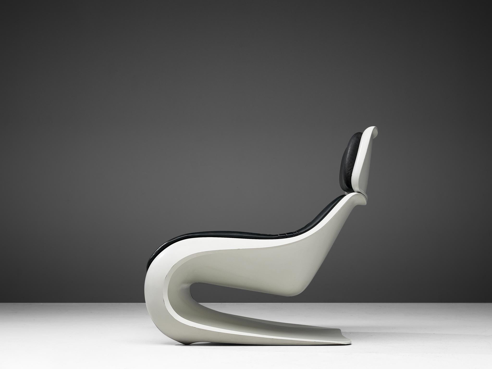 Mid-Century Modern Klaus Uredat Sculptural 'Targa' Lounge Chair For Sale