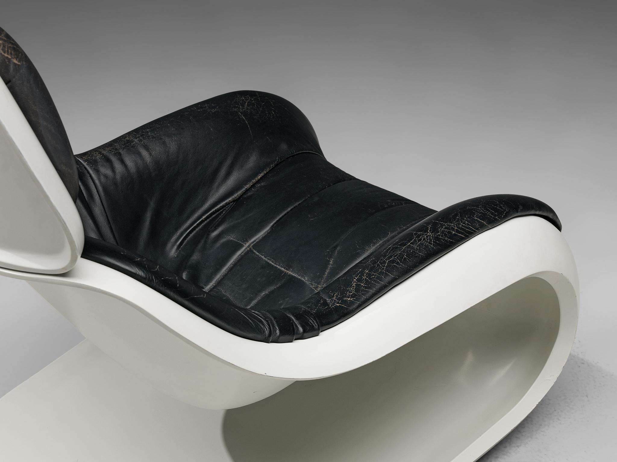 Molded Klaus Uredat Sculptural 'Targa' Lounge Chair For Sale