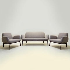 Klauser and Carpenter Contemporary Vintage Compact Easy Chair and Sofa Set