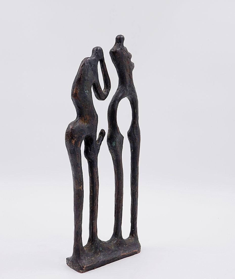 Tedesco Scultura erotica in bronzo di Klausvan de Locht - anni '80 in vendita