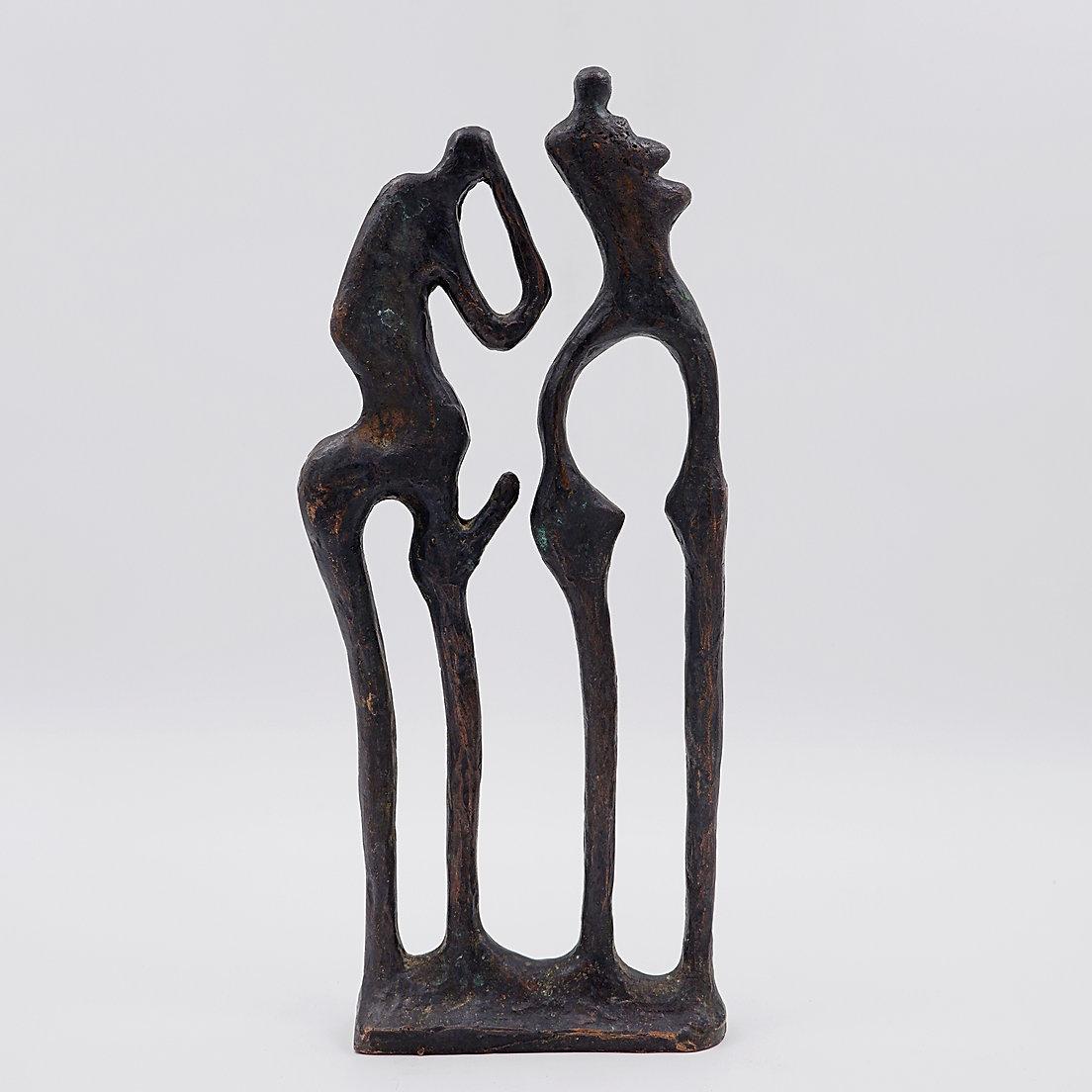 XX secolo Scultura erotica in bronzo di Klausvan de Locht - anni '80 in vendita