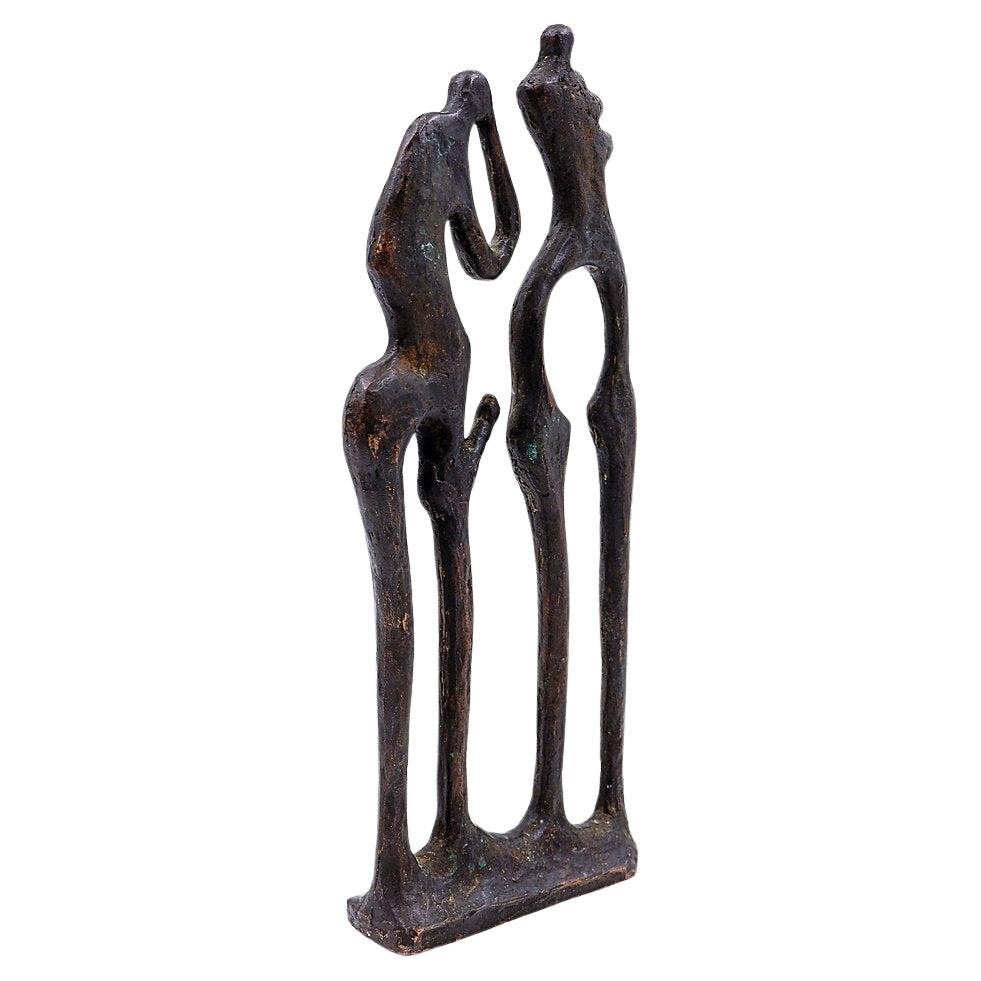 Klausvan de Locht Bronze erotische Skulptur - 1980er Jahre