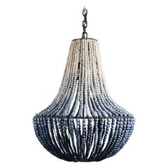 Klaylife, Lim Ink Ombre, Large, Handmade Clay Beaded Chandelier