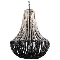 Klaylife Lim, Large Ombre Handmade Clay Beaded Chandelier/Light, 21st Century