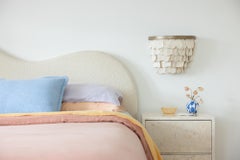 Klaylife Petal Sconce, Clay Beaded Wall Sconce, 21st Century