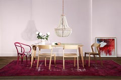 Klaylife Sash, Rose Gold Clay Beaded Chandelier/Hanging Light, 21st Century