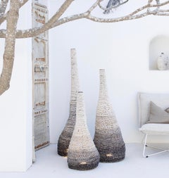 Klaylife x Uniqwa Ombre Handmade Clay Bead Floor Sculptures (Large, Med + Small)