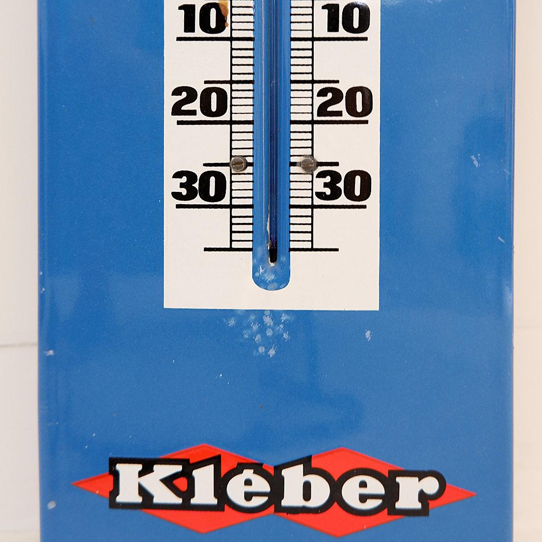 Kléber V10 GT enamel plate thermometer - 1950s For Sale 3