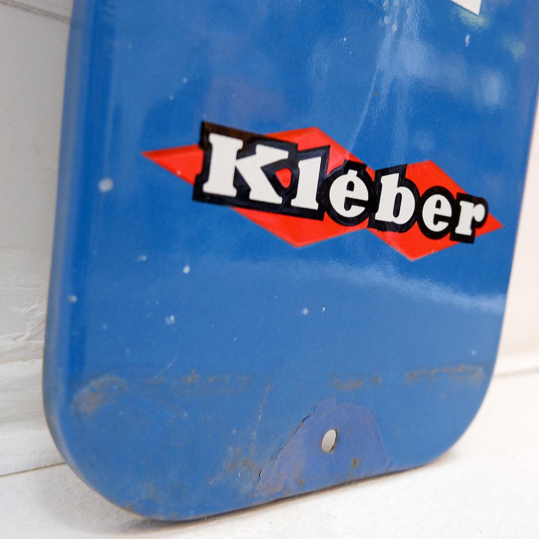 French Kléber V10 GT enamel plate thermometer - 1950s For Sale