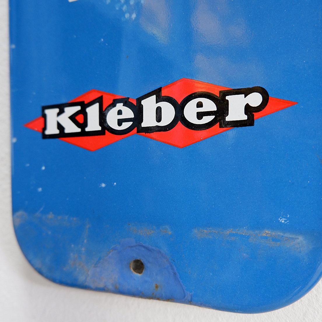 Kléber V10 GT enamel plate thermometer - 1950s For Sale 2