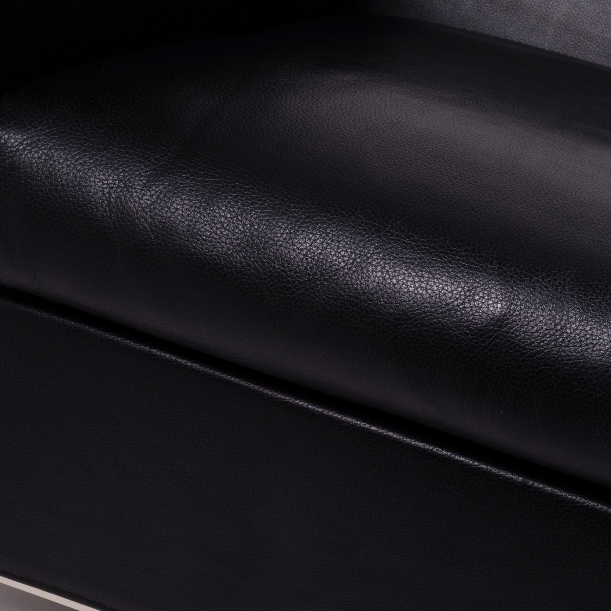 Klee Black Armchair by Rodolfo Dordoni for Minotti 4