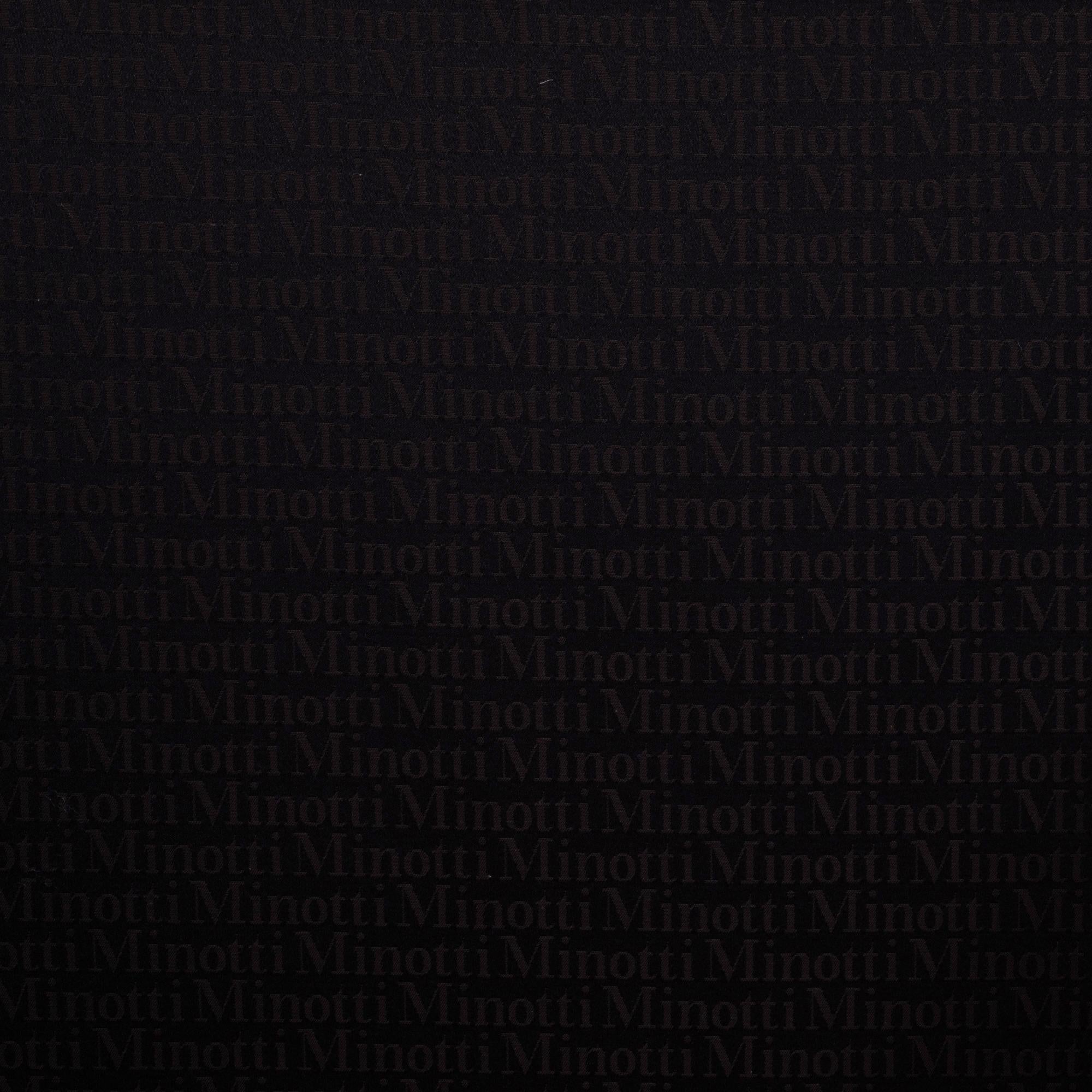 Klee Black Armchair by Rodolfo Dordoni for Minotti 6