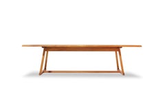 Table de salle à manger d'extérieur en Iroko massif par CDW - Klein