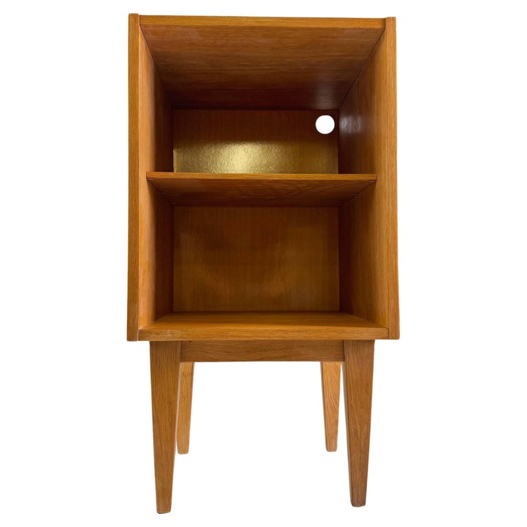 Kleine Midcentury Kommode Nachttisch Eiche Vintage Beistelltisch