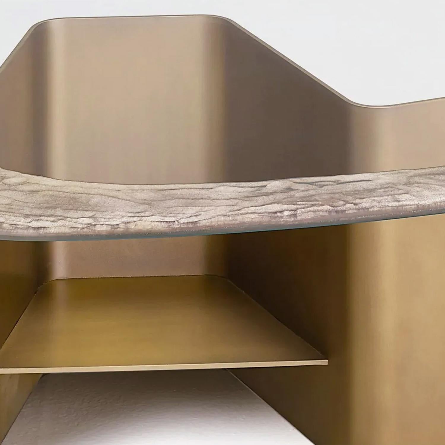 Burnished Kleo Coffee Table For Sale