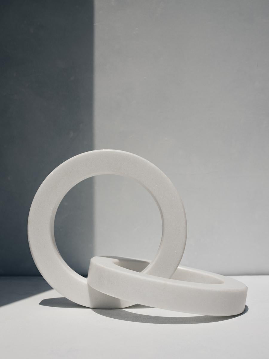 Contemporary Kleoni Yin Yang Circles by Faye Tsakalides