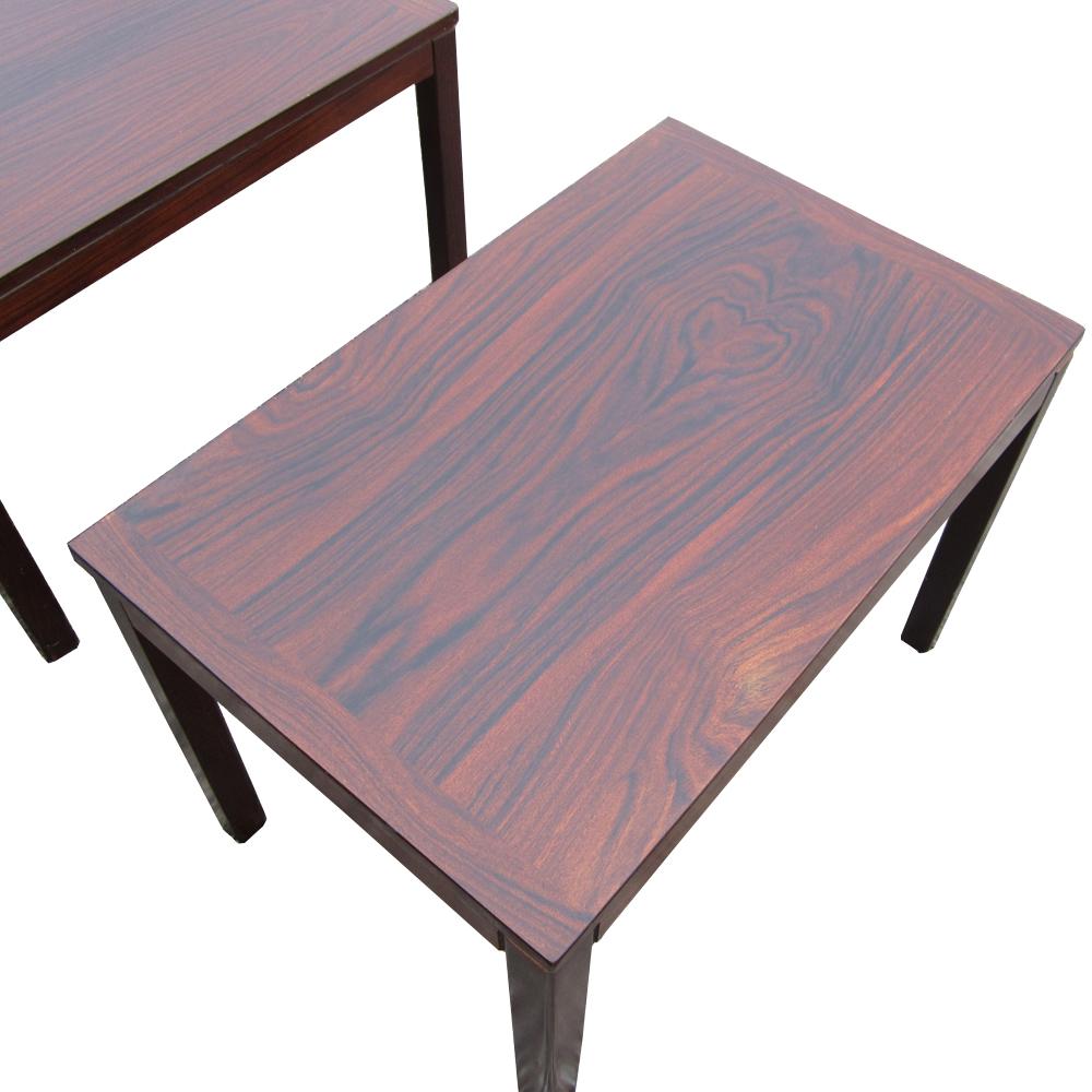 Kleppe Mobelfabrik Rosewood Side Tables  In Good Condition For Sale In Pasadena, TX